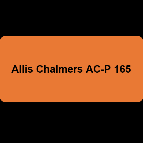 Allis Chalmers AC-P 165